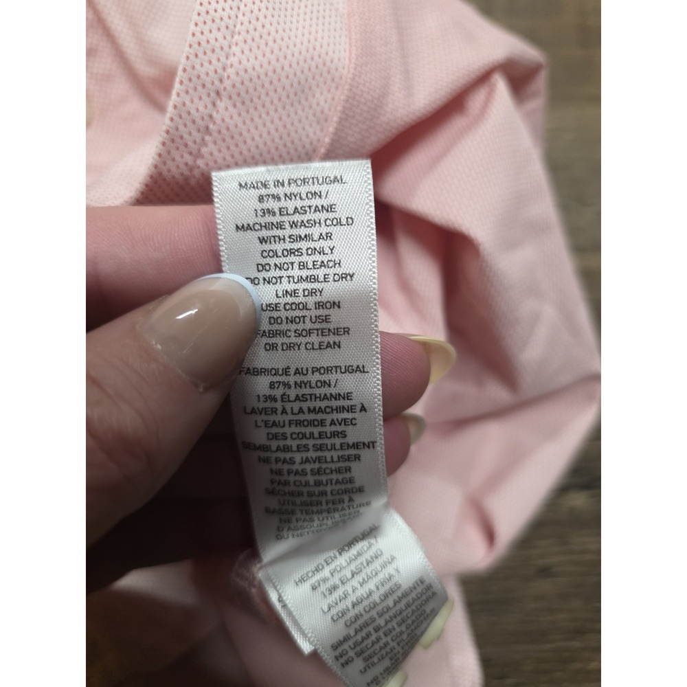 Rhone Commuter Long Sleeve Dress Shirt Mens Size M Button Up Pink/Red - Picture 4 of 5